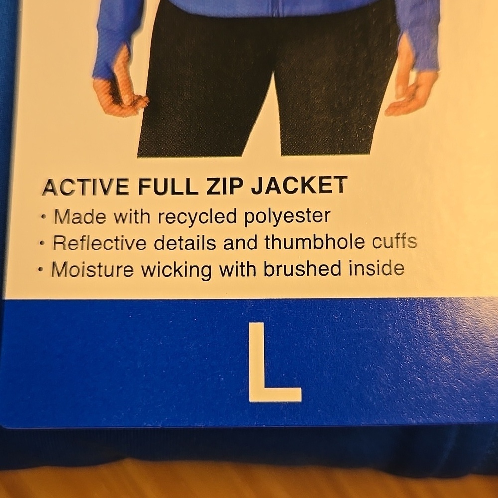 Mondetta Royal Blue Zip-Up Jacket - Picture 3 of 4
